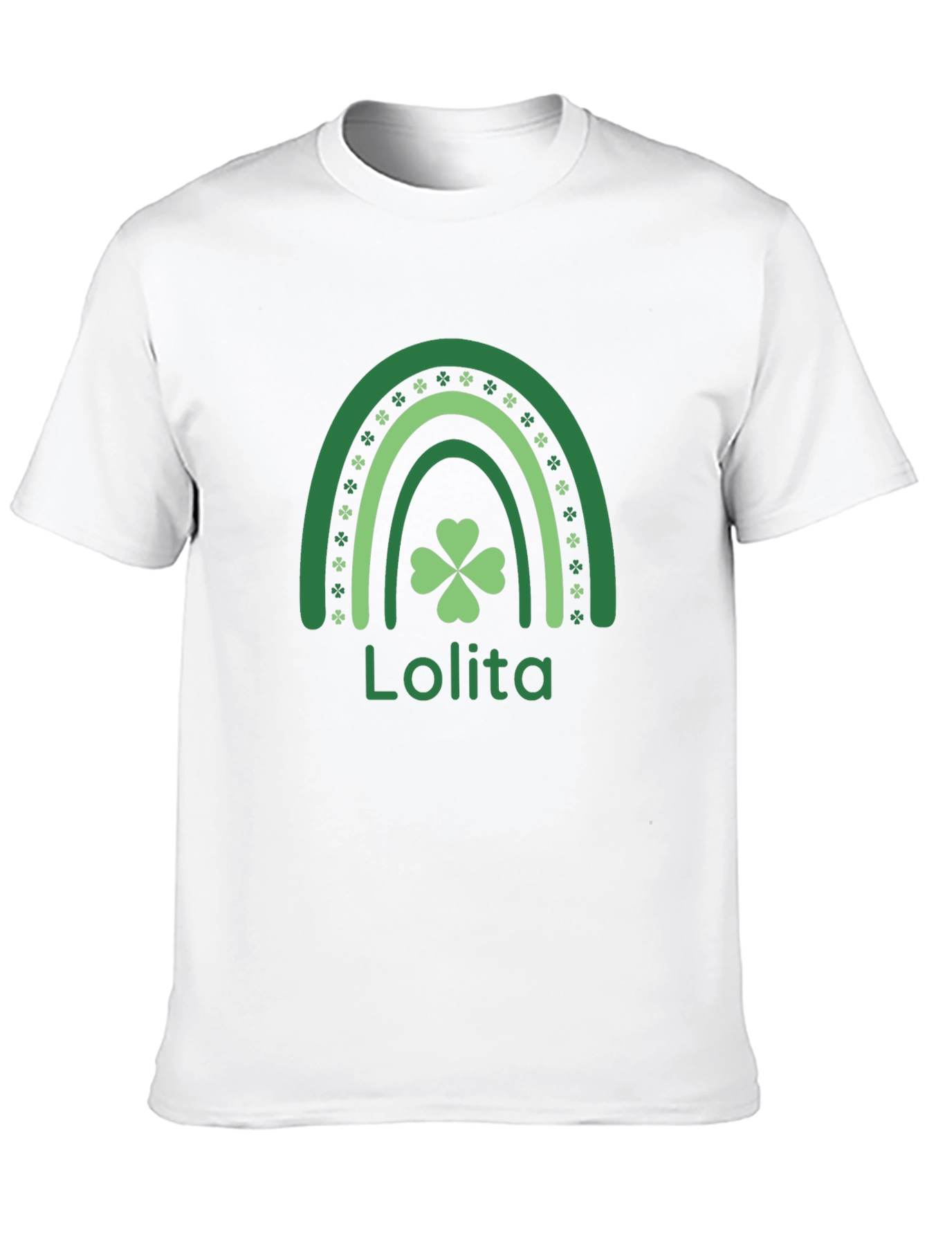 Lolita St. Patricks Day Rainbow Clover T-Shirt