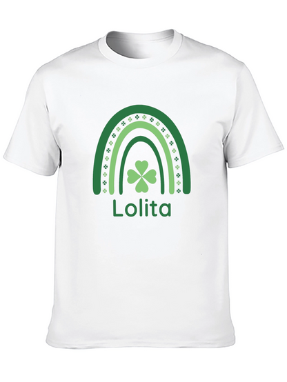 Lolita St. Patricks Day Rainbow Clover T-Shirt