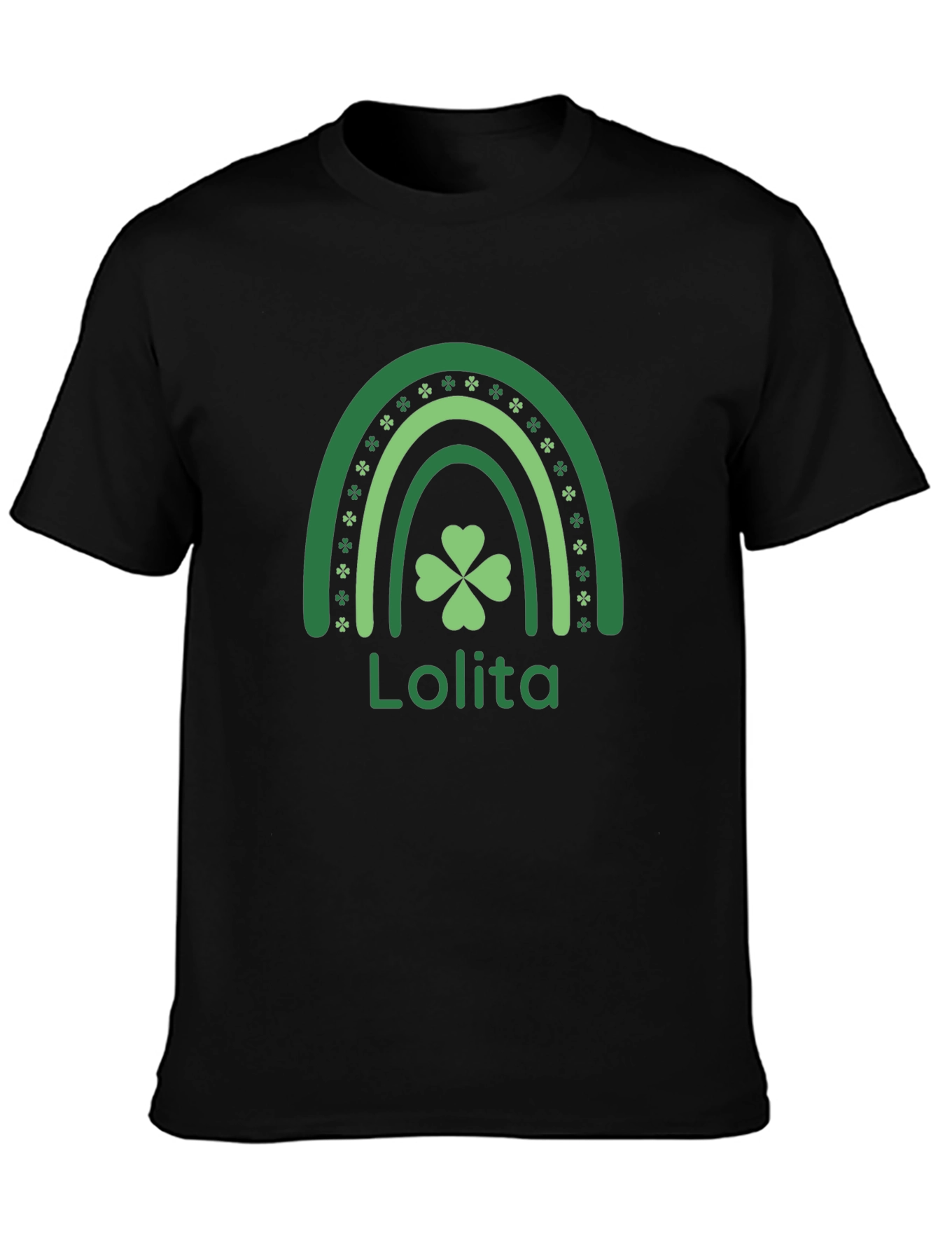 Lolita St. Patricks Day Rainbow Clover T-Shirt