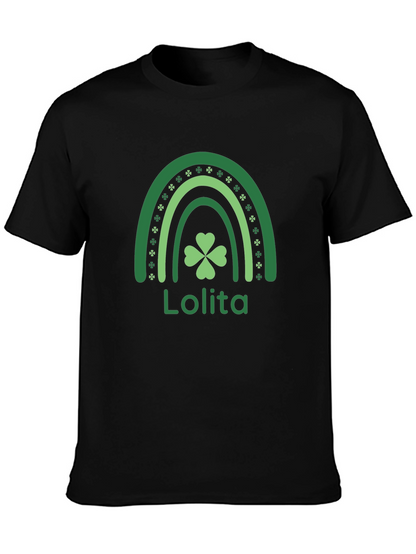 Lolita St. Patricks Day Rainbow Clover T-Shirt