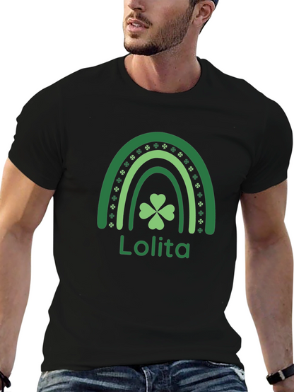Lolita St. Patricks Day Rainbow Clover T-Shirt