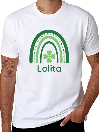 Lolita St. Patricks Day Rainbow Clover T-Shirt