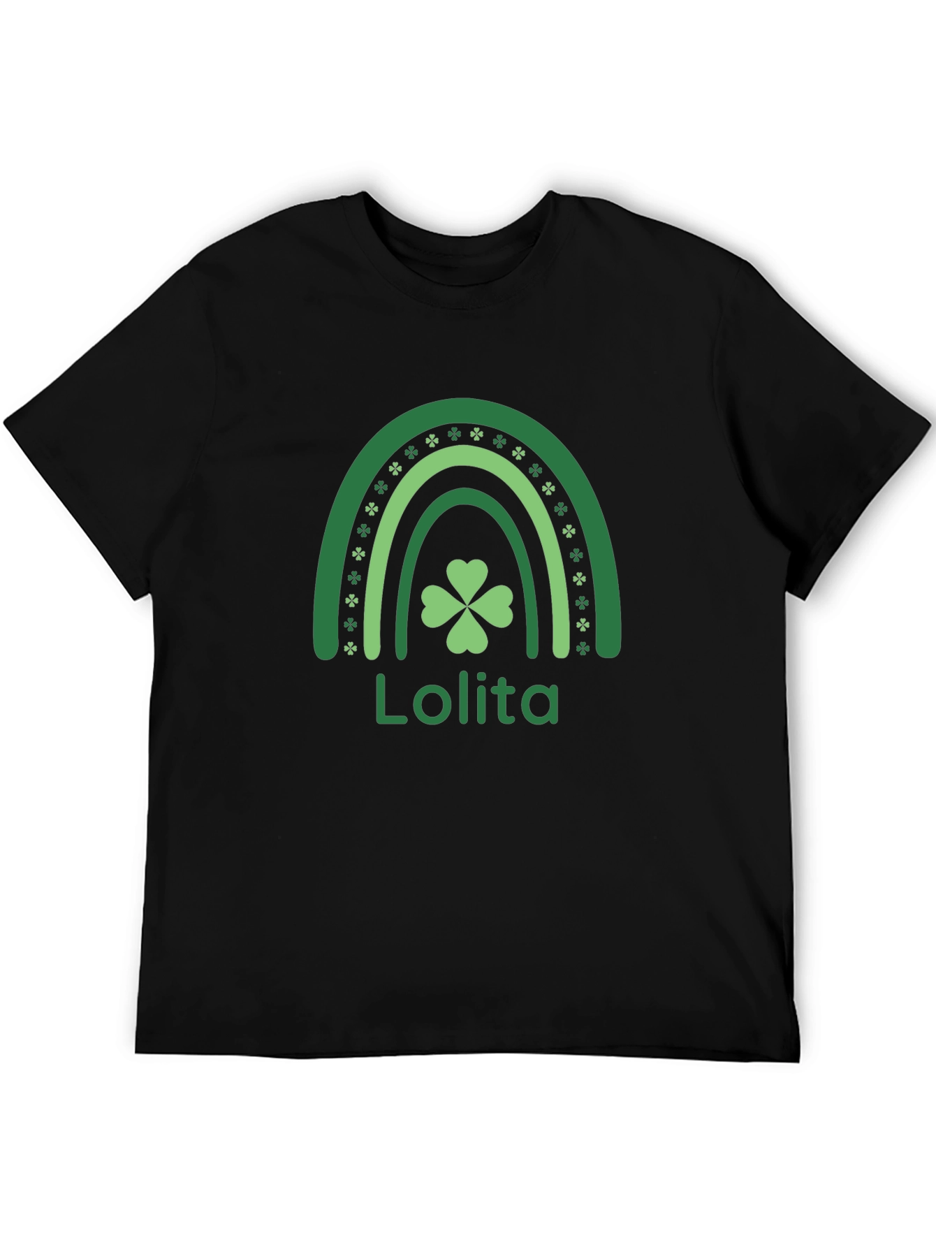 Lolita St. Patricks Day Rainbow Clover T-Shirt