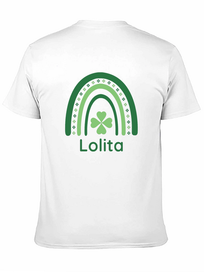 Lolita St. Patricks Day Rainbow Clover T-Shirt