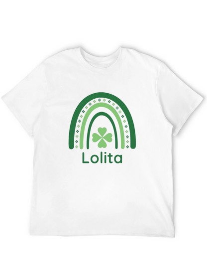 Lolita St. Patricks Day Rainbow Clover T-Shirt