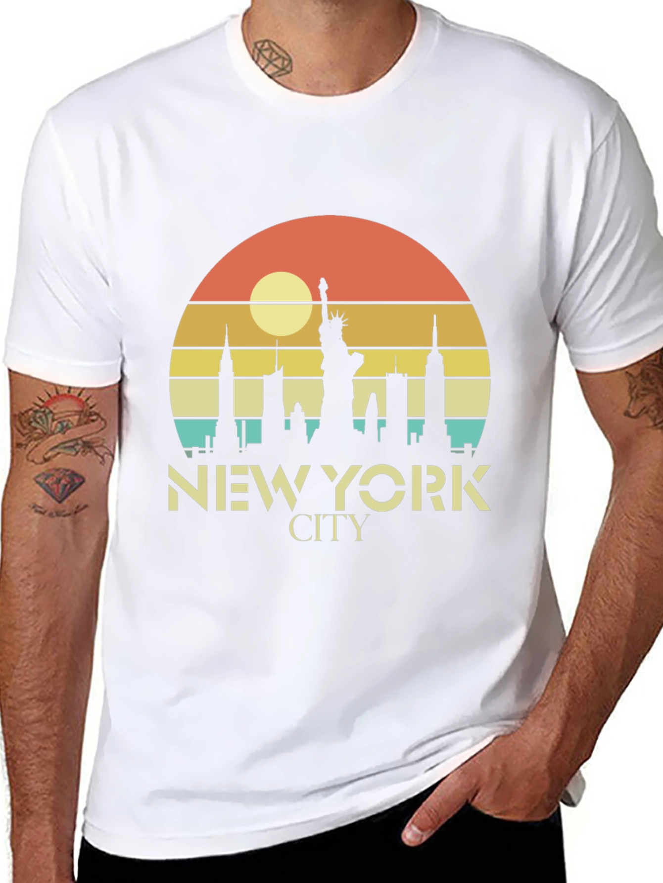 New York City Retro Style T-Shirt