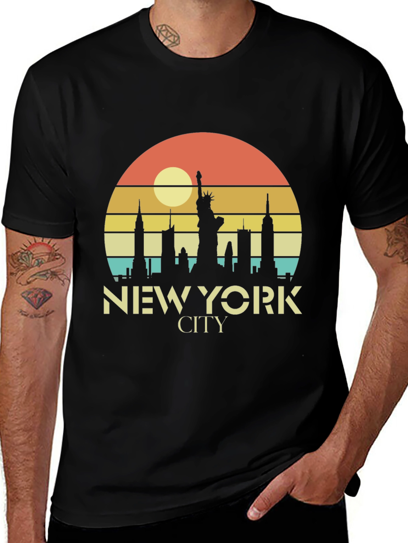 New York City Retro Style T-Shirt