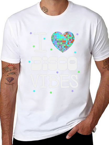 I Love Disco Vibes T-Shirt - Retro Party Tee