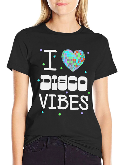 I Love Disco Vibes T-Shirt - Retro Party Tee