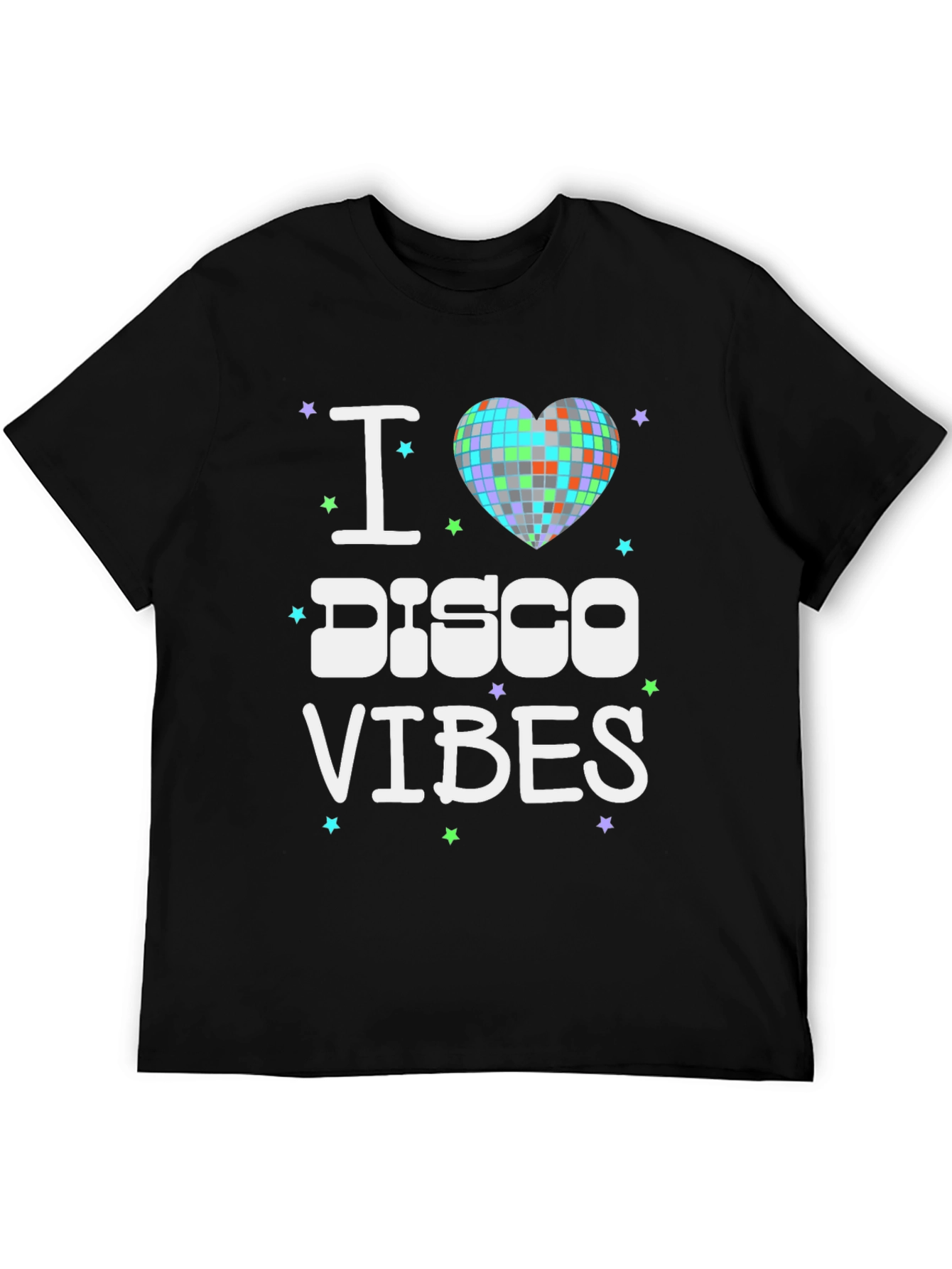 I Love Disco Vibes T-Shirt - Retro Party Tee