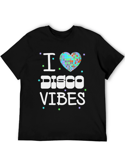 I Love Disco Vibes T-Shirt - Retro Party Tee
