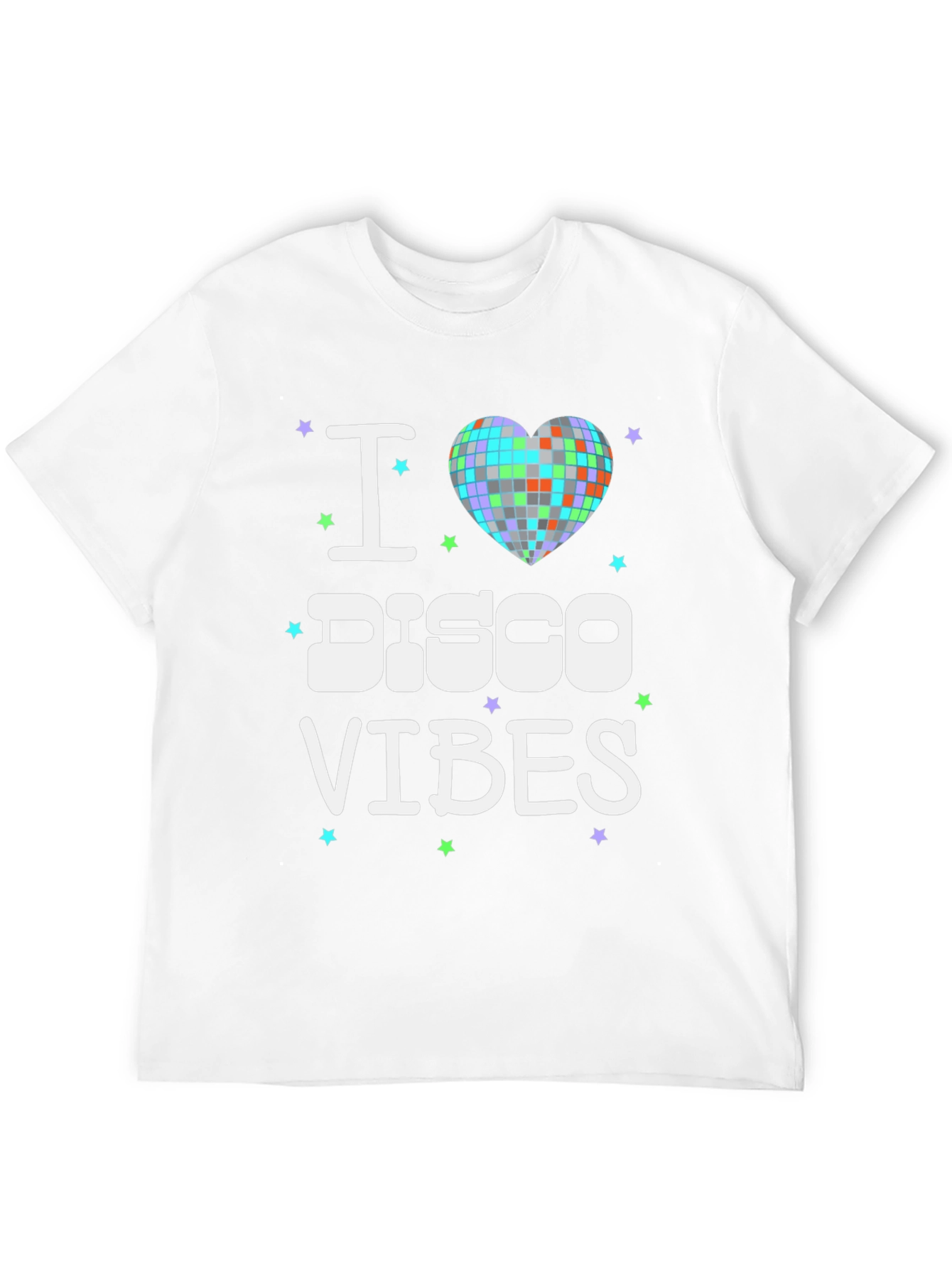 I Love Disco Vibes T-Shirt - Retro Party Tee