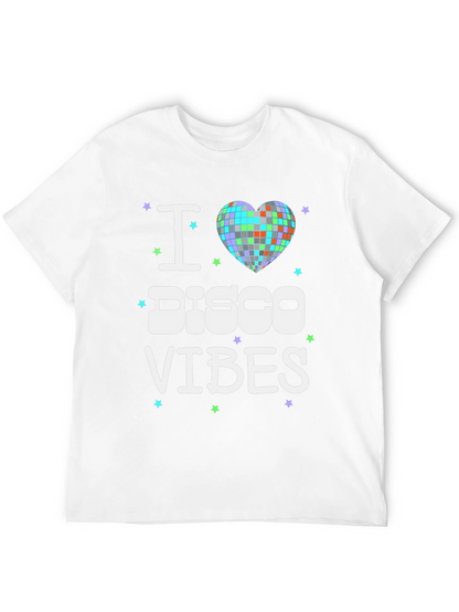 I Love Disco Vibes T-Shirt - Retro Party Tee