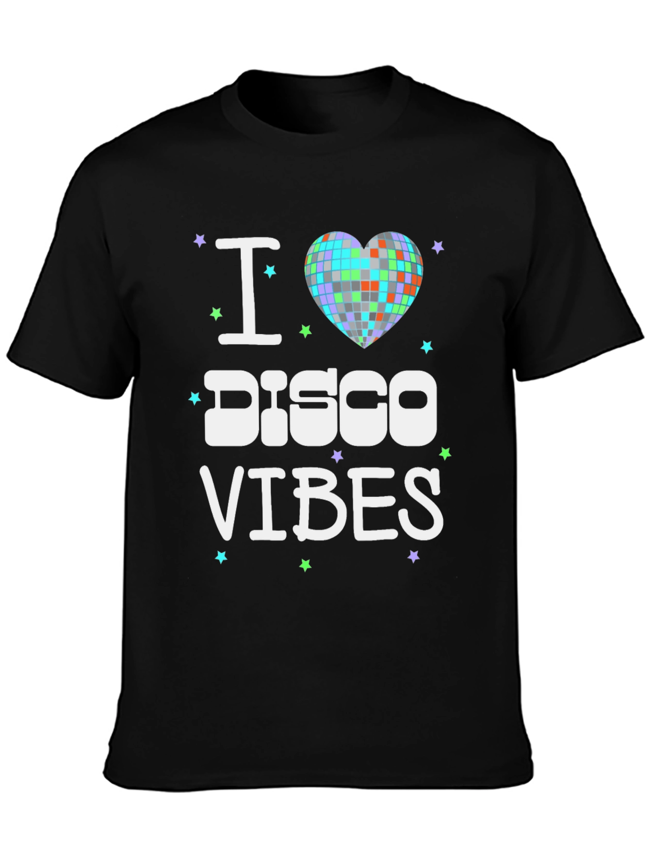 I Love Disco Vibes T-Shirt - Retro Party Tee