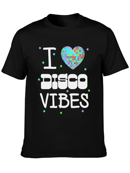 I Love Disco Vibes T-Shirt - Retro Party Tee