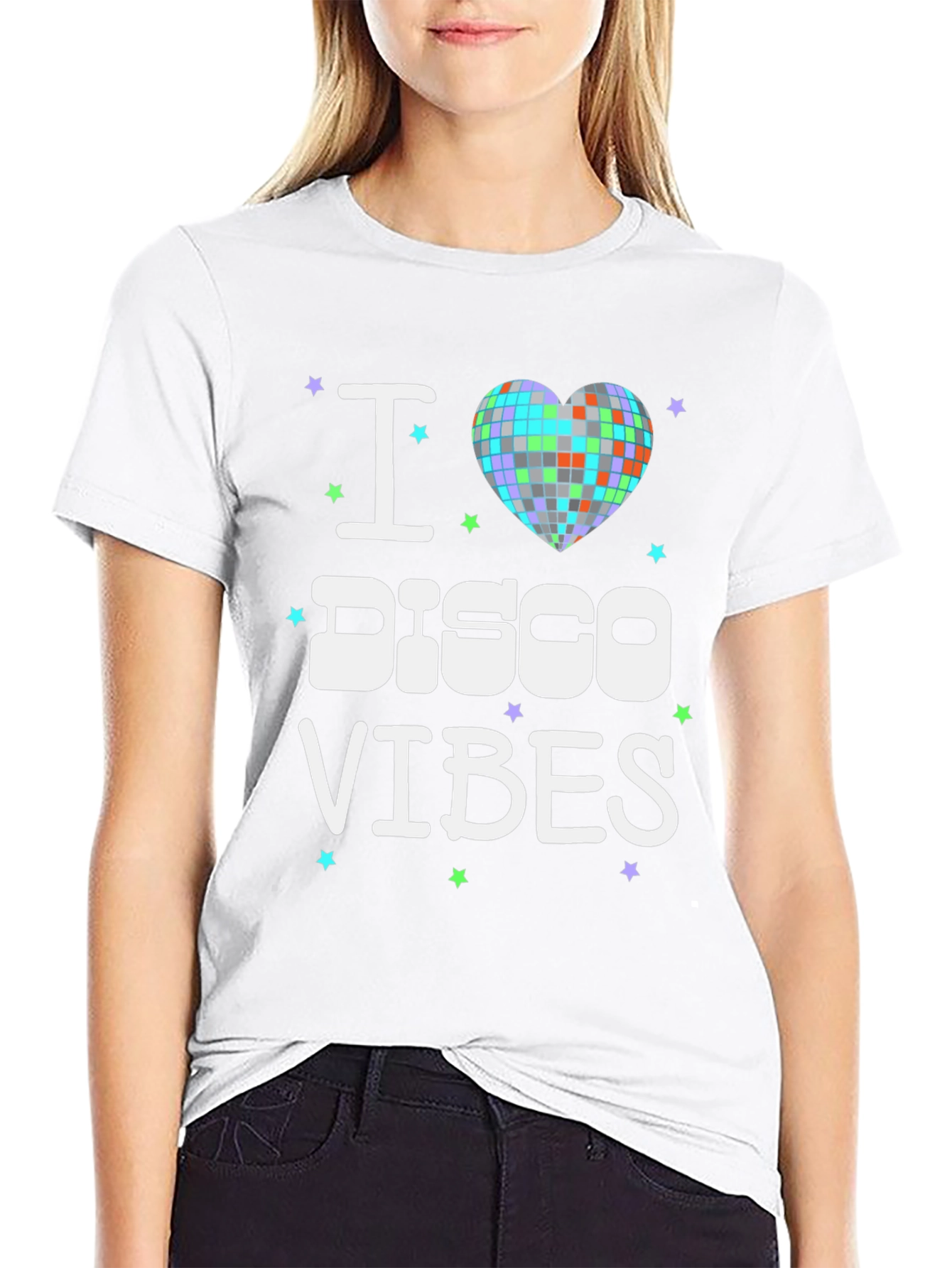 I Love Disco Vibes T-Shirt - Retro Party Tee