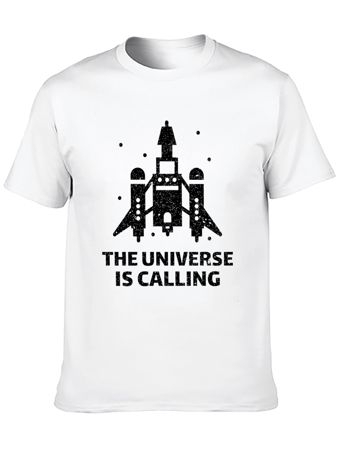 Universe Calling Graphic Tee - Black