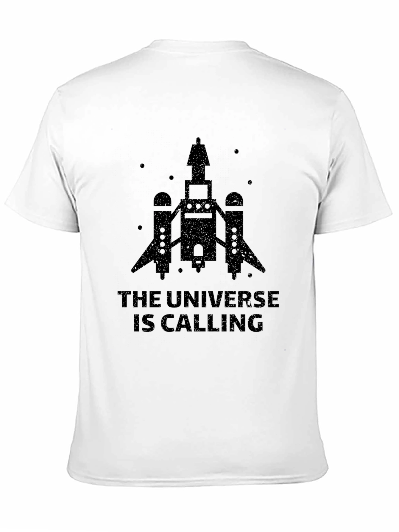 Universe Calling Graphic Tee - Black