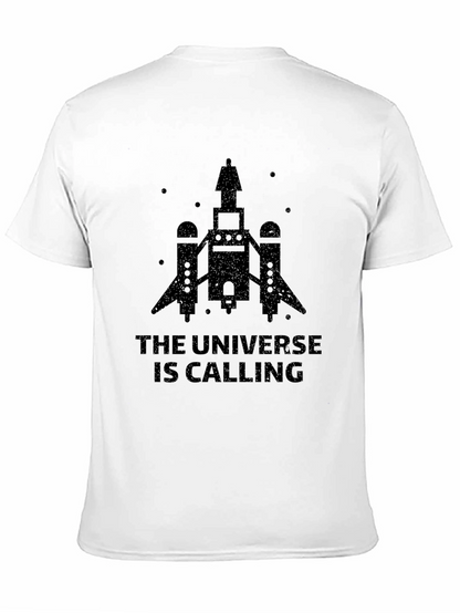 Universe Calling Graphic Tee - Black