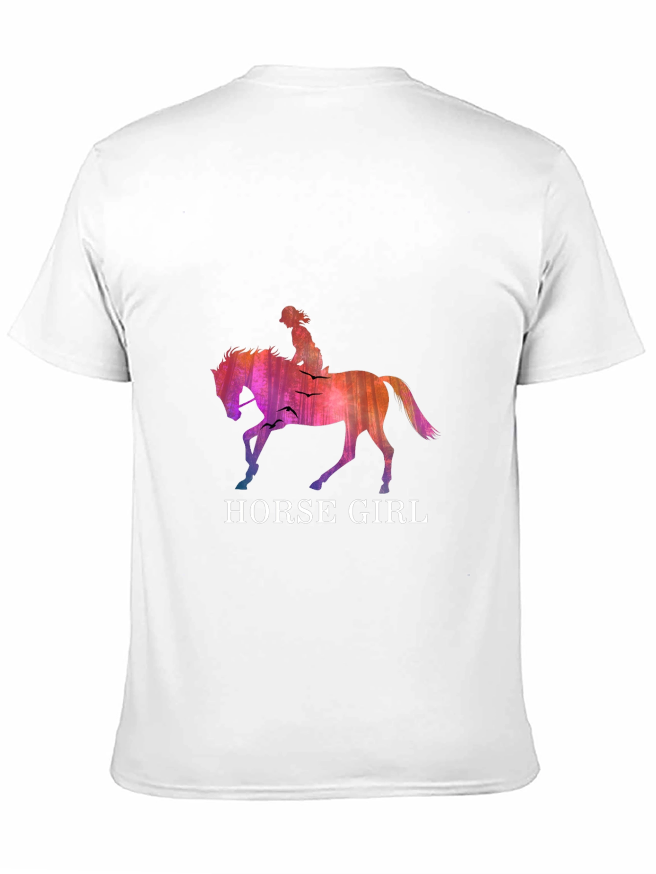 Horse Girl Graphic T-Shirt - Stylish Equestrian Design