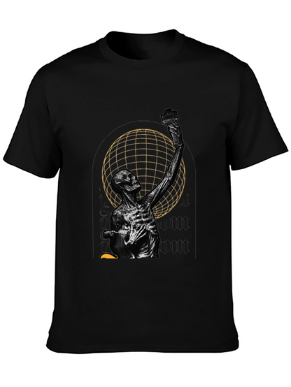 Skeleton Graphic Tee - Stylish Menswear