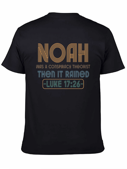 Noah Conspiracy T-Shirt - Luke 17:26