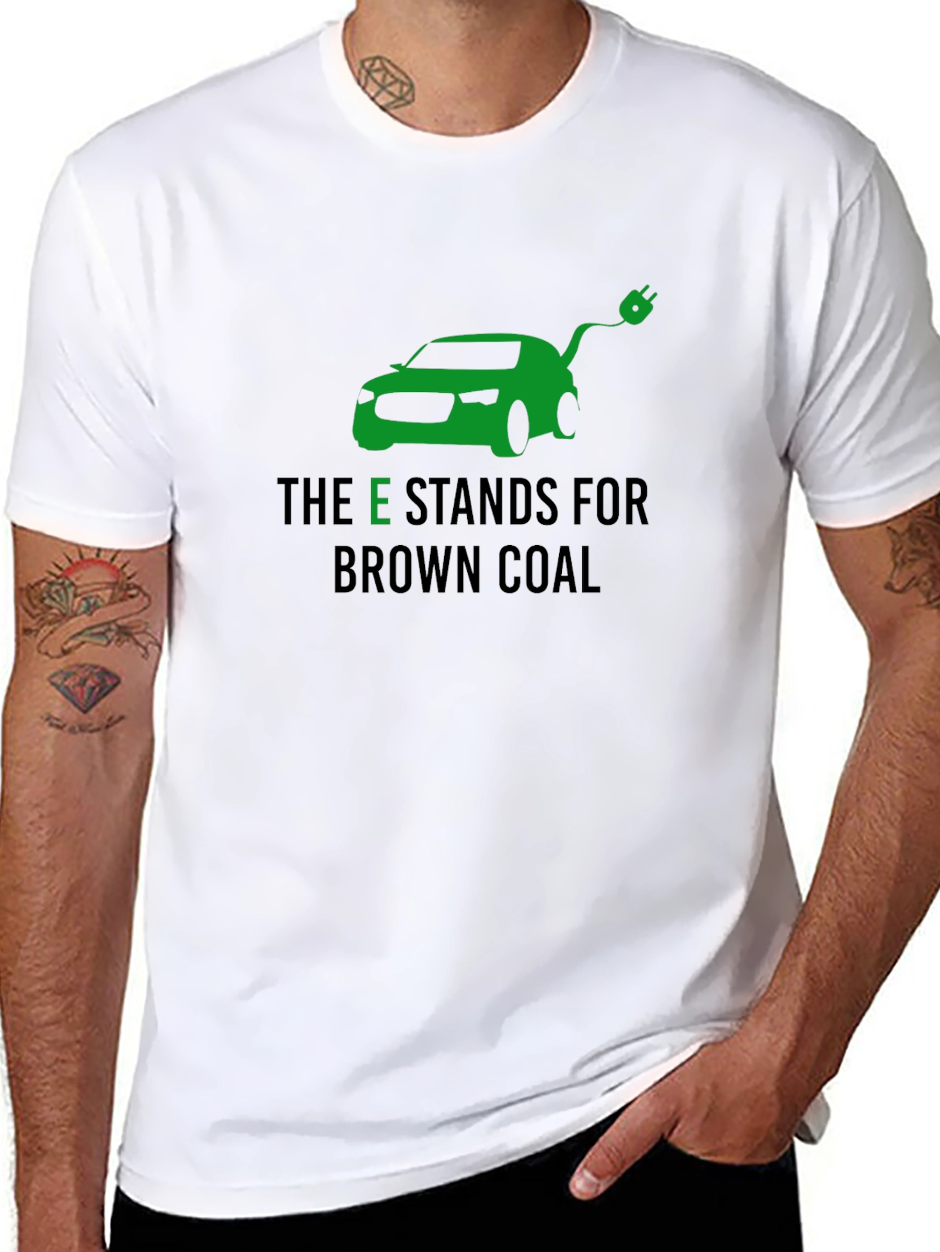 Electric Car Brown Coal T-Shirt