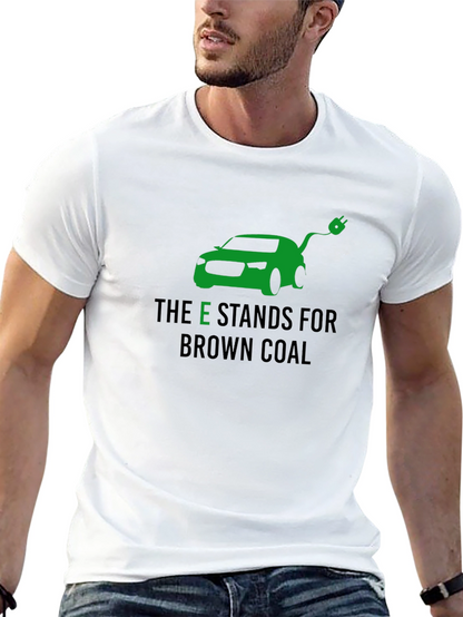 Electric Car Brown Coal T-Shirt