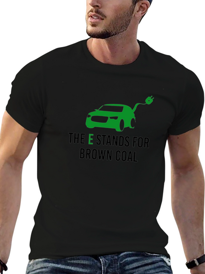 Electric Car Brown Coal T-Shirt