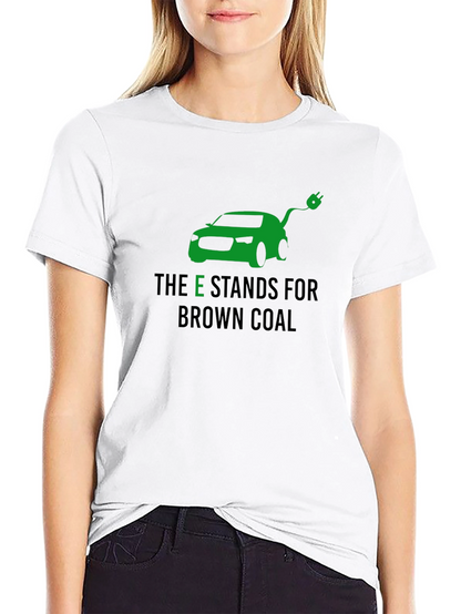 Electric Car Brown Coal T-Shirt
