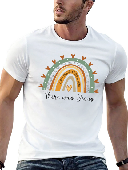 There Was Jesus Graphic Tee Christian T-Shirt