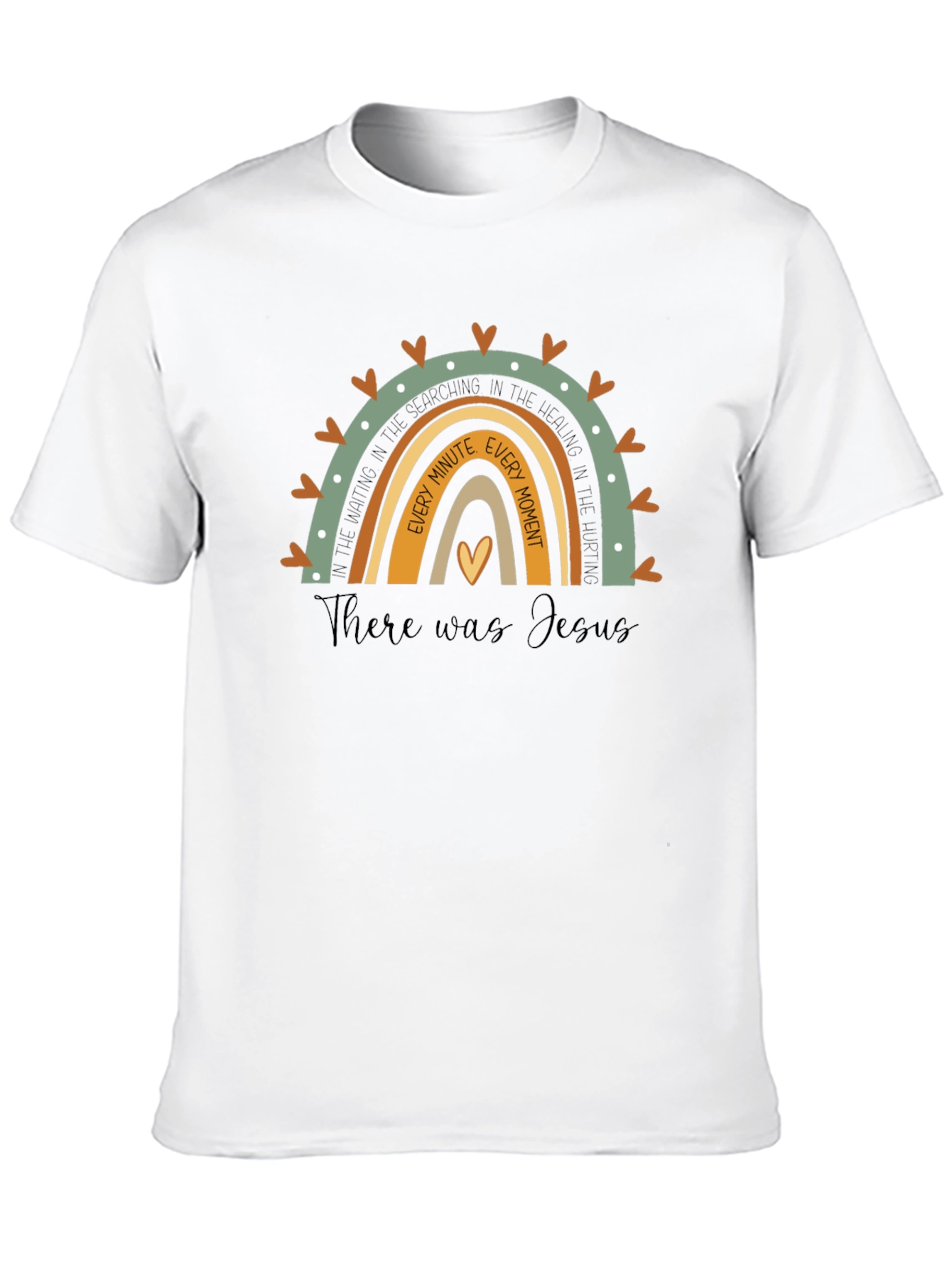 There Was Jesus Graphic Tee Christian T-Shirt