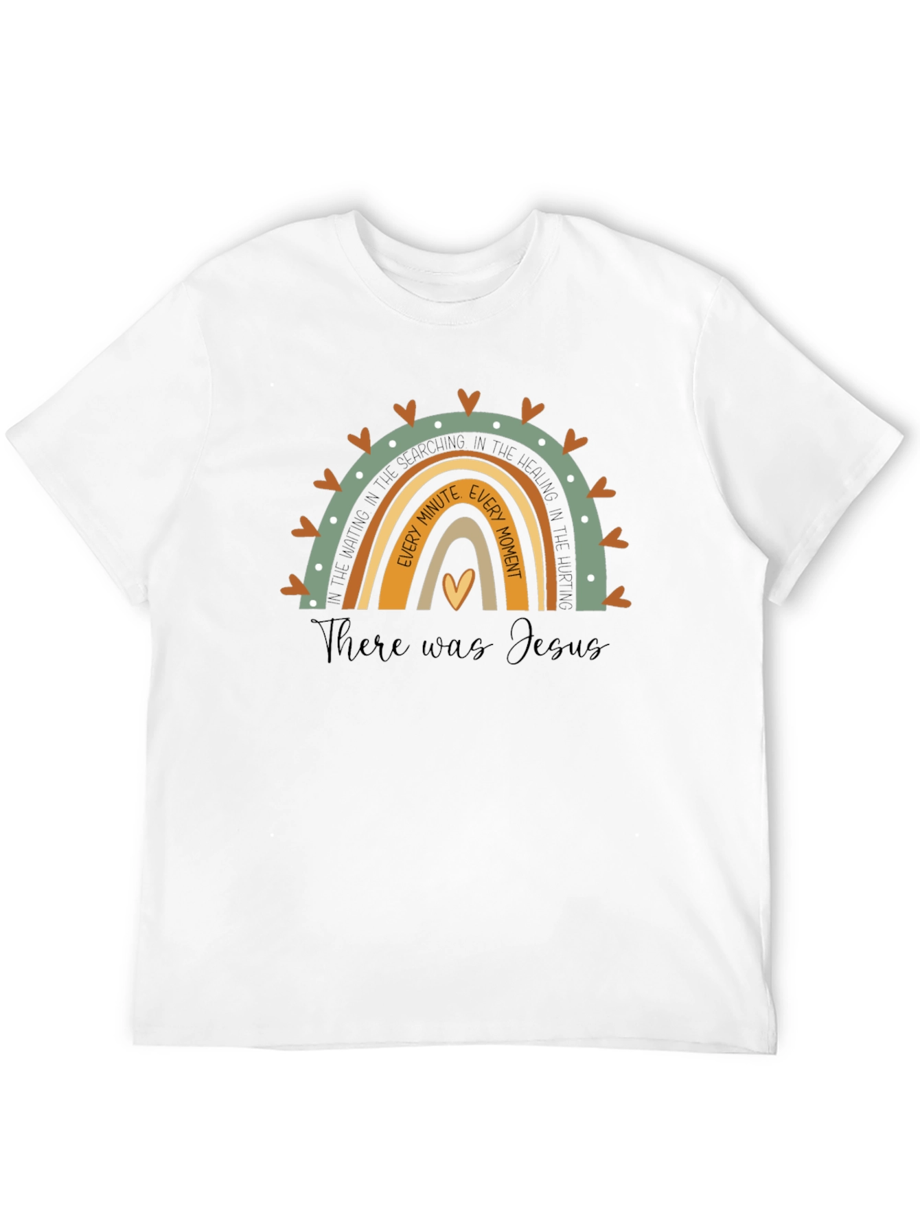 There Was Jesus Graphic Tee Christian T-Shirt