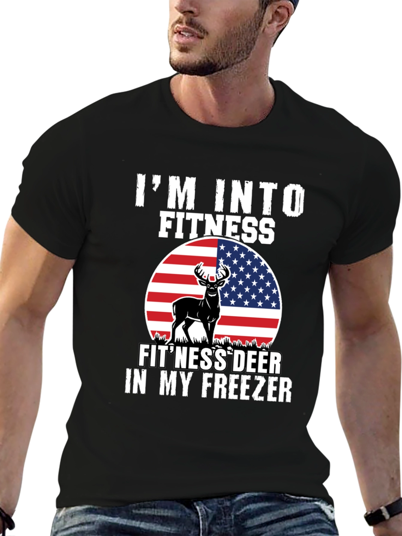 Im Into Fitness Fitness Deer T-Shirt