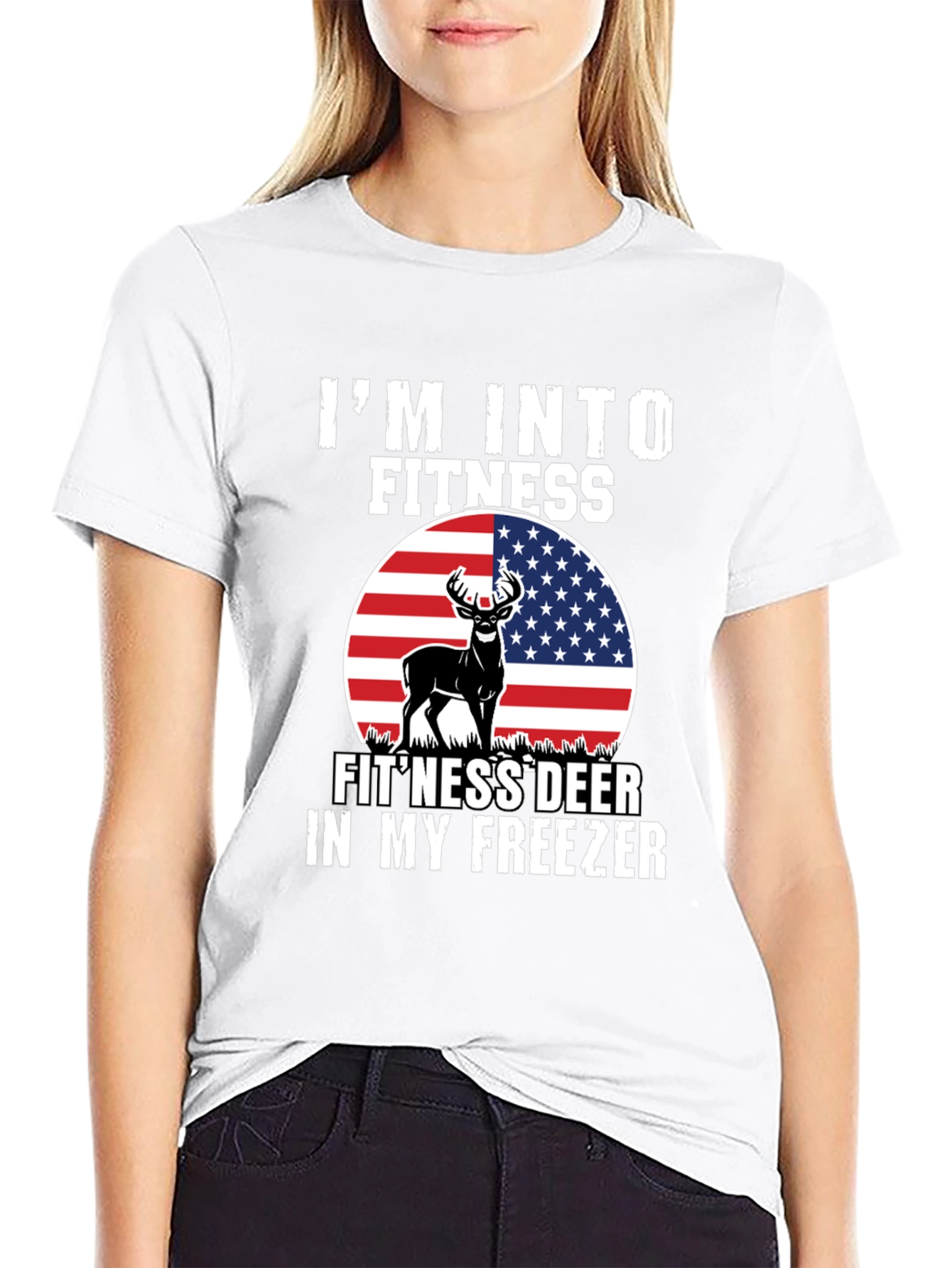 Im Into Fitness Fitness Deer T-Shirt