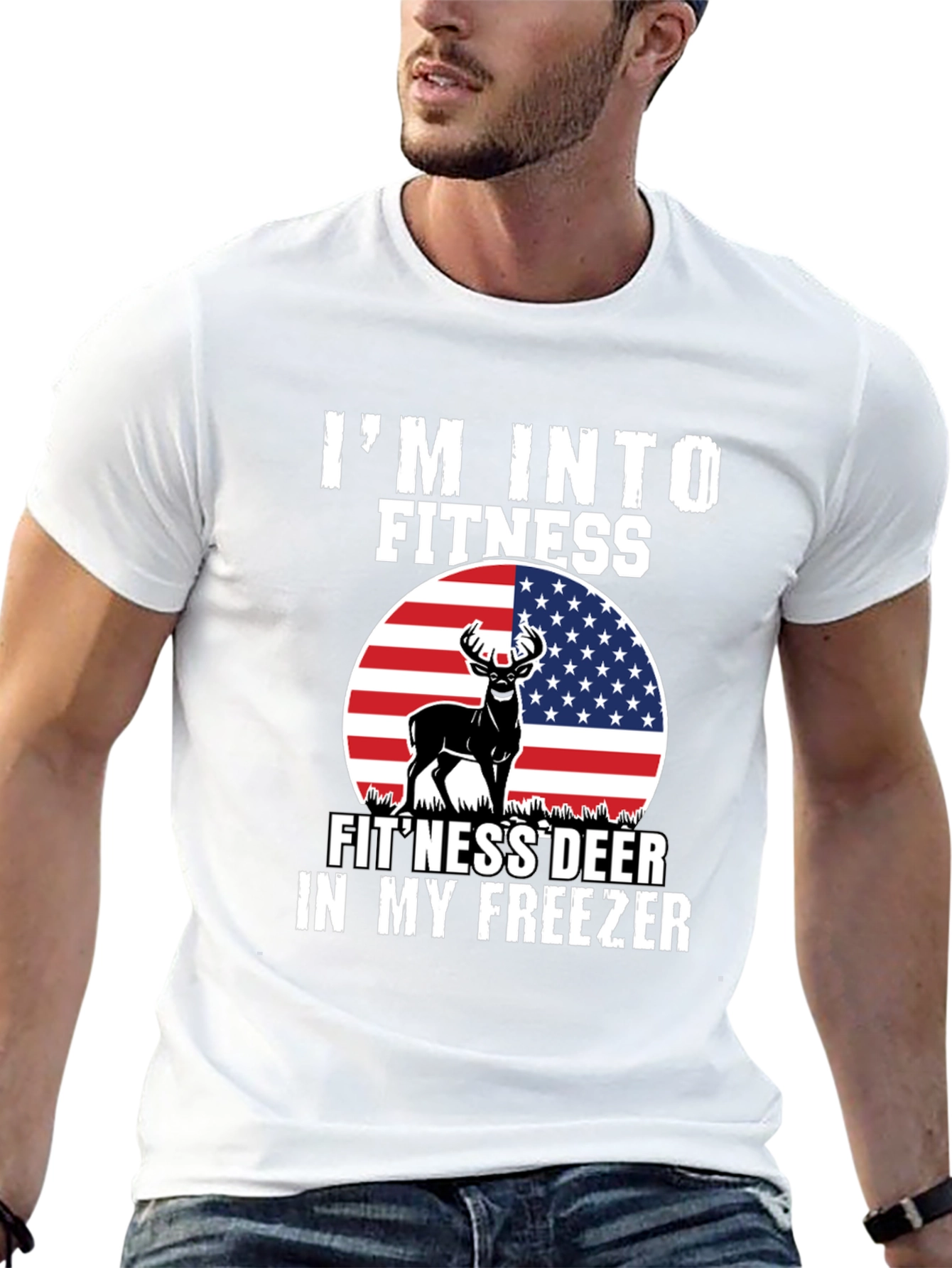 Im Into Fitness Fitness Deer T-Shirt