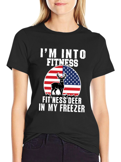Im Into Fitness Fitness Deer T-Shirt