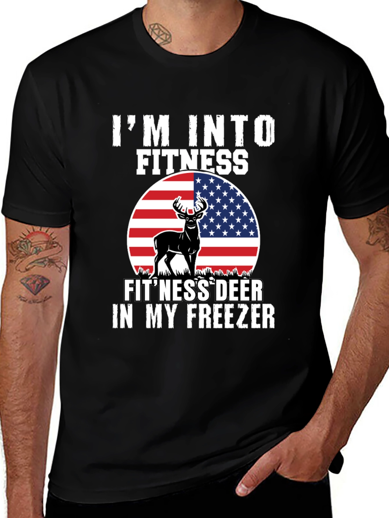 Im Into Fitness Fitness Deer T-Shirt