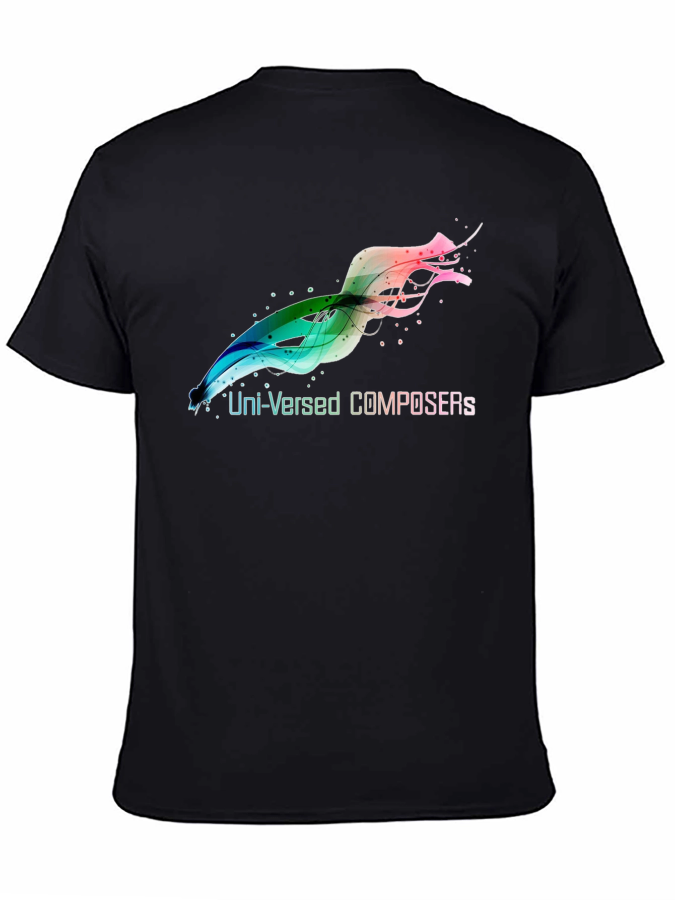 Uni-Versed Composers Graphic Black T-Shirt
