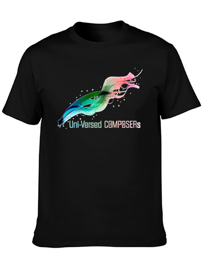 Uni-Versed Composers Graphic Black T-Shirt