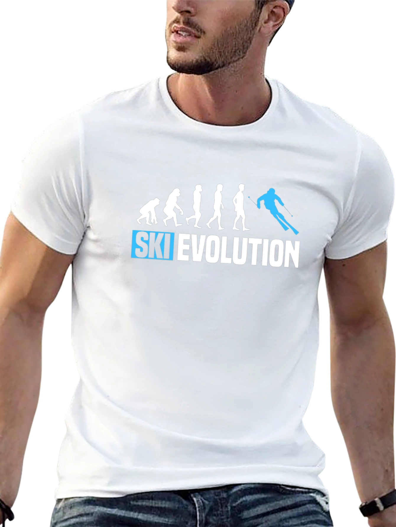 Ski Evolution Black T-Shirt