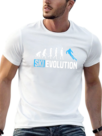 Ski Evolution Black T-Shirt