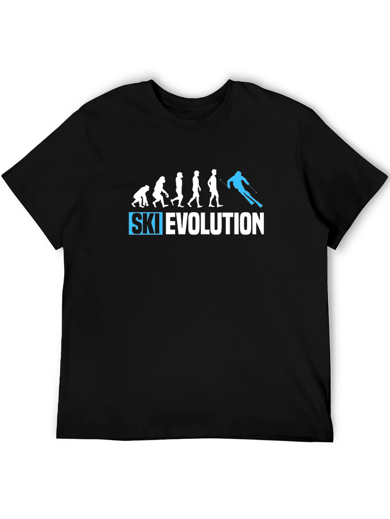 Ski Evolution Black T-Shirt
