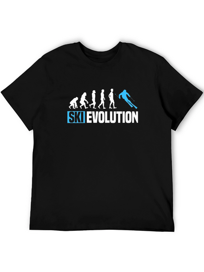 Ski Evolution Black T-Shirt