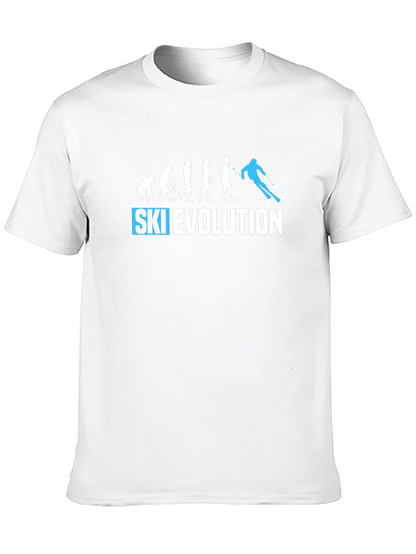 Ski Evolution Black T-Shirt