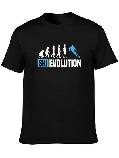 Ski Evolution Black T-Shirt