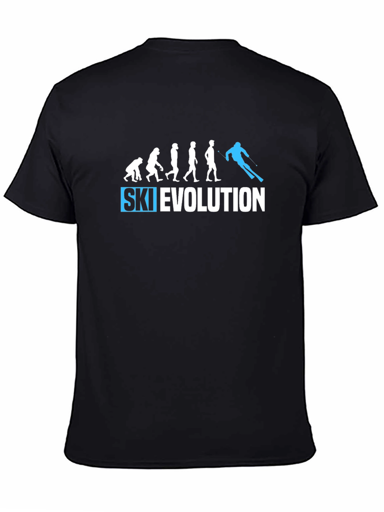 Ski Evolution Black T-Shirt