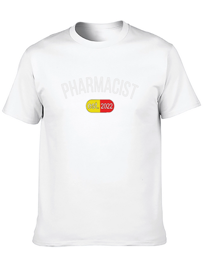 Pharmacist Est. 2022 Pill Design T-Shirt