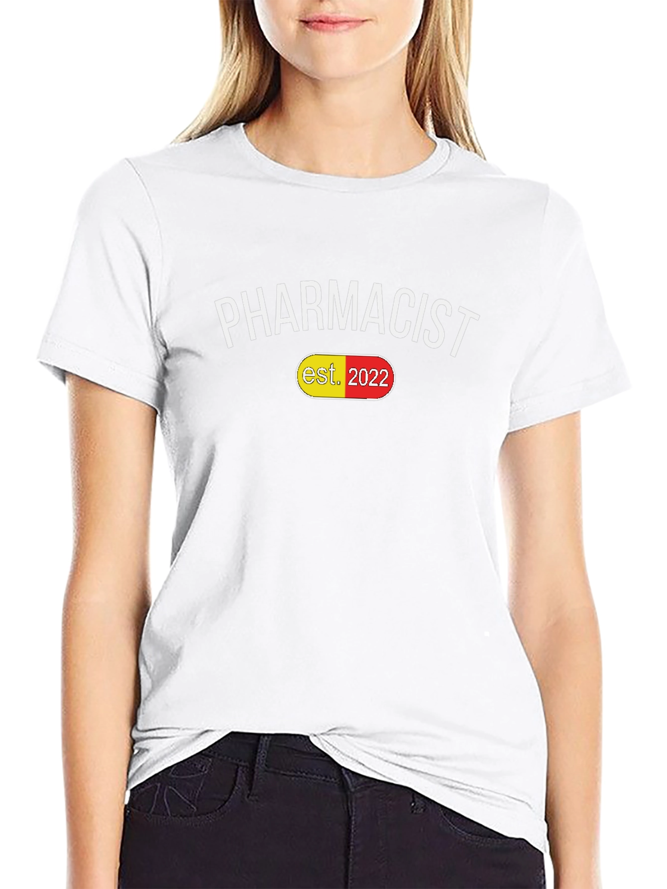 Pharmacist Est. 2022 Pill Design T-Shirt