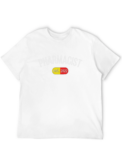 Pharmacist Est. 2022 Pill Design T-Shirt